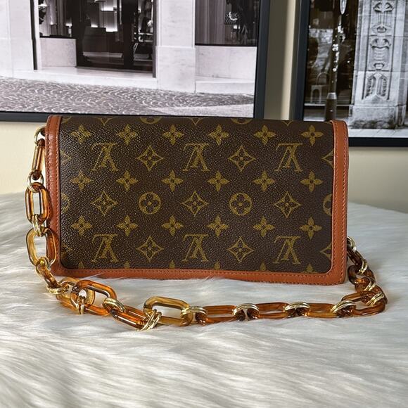 Authentic Louis Vuitton Monogram Pochette Dame PM Clutch TH8997 - Picture 4 of 12